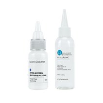 글로우몬스터 액티바 글리세릴글루코사이드 솔루션 원액 30ml + 3Kda 올리고 히알루론산 2% 원액 100ml, 1세트