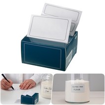 이케아 50P 투명 이름표 라벨지 무지 스티커 부착 견출지 용기 통 메모 필기 유통 기한 날짜 식기 제조일자 반찬통 카페 업소 위생 관리 소스 양념 소품 잡화 IKEA 365