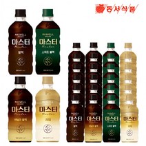 맥스웰하우스 마스터 혼합 블랙+스위트블랙+바닐라블랙+라떼 500ml x (각6개)총24개 액상커피 커피추출액