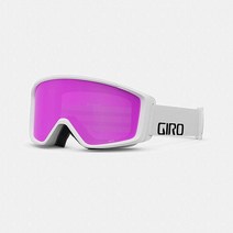 Giro Method 스키 고글 - 남성 및 여성용 스노보드 선명한 오닉스/생생한 적외선 렌즈가 있는 화이트 워드마크 스트랩, Vivid Onyx/Vivid Infrared