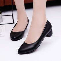 짝꿍닷컴 여성구두 통굽 펌프스 여자로우힐 미들힐 3.5cm P808