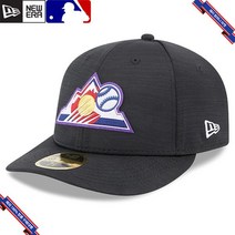 [미국정품] 890913 스냅백 캡모자 MLB [콜로라도 로키스] 뉴에라 2023 Clubhouse Low Profile 59FIFTY Fitted Hat - Black
