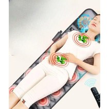 전신 안마매트 스트레칭 매트 전신안마기 마사지기 온열 매트리스 안마기 진동, 럭셔리요추온찜질3단계+펄스테라피9단계+에어백견인운동경추