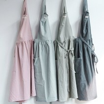 내추럴 무드 앞치마 4color, 챠콜블루