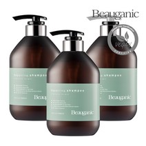 뷰가닉 리페어링 비건샴푸 500ml 3개 비건인증 약산성 저자극 두피관리샴푸 두피샴푸 뿌리샴푸 쿨링샴푸, 비건 샴푸 500ml 3개