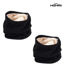 1+1 부드러운 촉감 겨울 방한 골지라운드 넥워머 골프 등산 낚시 스포츠 아웃도어 목토시, 옐로우2개