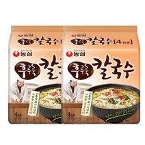 농심 간편식 후루룩칼국수(97gx4) x 2봉 겨울별미 존맛탱 1세트