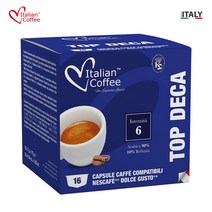 이탈리안커피 돌체구스토 호환 캡슐커피 디카페인, 16개, 7g