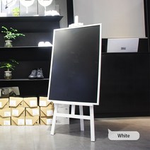 메모판 식당 메뉴 자석 칠판 소나무 MDF 목재 프레임 블랙 메시지 보드 이젤 포함 공장 직접 판매 60x90cm 책상보드판 냉장고메모보드 미니보드판 호환