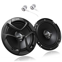 JVC 차량용스피커 CSJ620 300W 피크 파워 612 CS 시리즈 얕은 마운트 디자인 4옴 2방향 동축 자동차 스테레오 스피커프리 알파소니크 이어버드