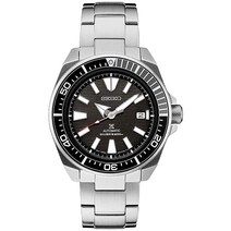 세이코 SEIKO SRPF03 Prospex 남성용 시계 실버톤 44mm 스테인리스 스틸 블랙 블랙. 다이버 캐주얼 클래식 밀리터리