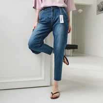 핏앤제이 ㅡ 릴다마 속밴딩 데님 팬츠