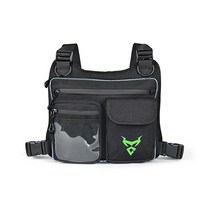 MKT SENIOR BB984 캐쥬얼 체스트백 - BLACK+GREEN