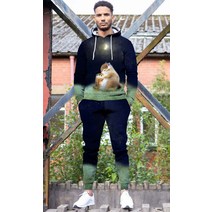 스트릿 반반 후드 조거 트레이닝 복 세트 빅사이즈 힙합 힙스터 염따 관종 츄리닝 런닝