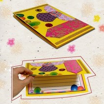 한복 종이접기 카드 만들기 미술 수업 놀이 여자5P, 본상품선택
