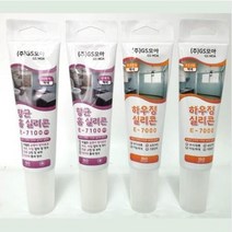 (주)GS모아 향균홈바이오실리콘E-7100/하우징실리콘E-7000, 향균 홈 실리콘(백색)E-7100
