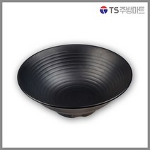 [돌산멜라민] 퓨전토기 면기 - 우동기 라면기 멜라민면기 (업소용그릇 멜라민그릇 예쁜그릇 식당접시 멜라민볼 멜라민찬기), 1개, 블랙 9인치 (6899)