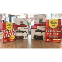 핸드드립 세트 홈카페 초보 Kalita 커피용품 원두커피 선물, 1-2인용
