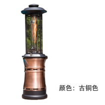 대형난로 타워난로 카페 캠핑 난방기구 업소용난방기 난방용, A구릿빛 스타일