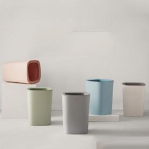 [P1B] 키밍 북유럽 휴지통 가정 분리 쓰레기 화장실 디자인 / 쓰레기통 분리수거함 페달휴지통 인테리어 음식물쓰레기통 재활용 대형쓰레기통 가정용 스텐휴지통 대용량 압축휴지통 ( P1B / 55989EA ), 본품+고정덮개_그린