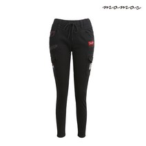 국내생산 중년 여성 밴딩 스판 가을 포켓 카고 바지