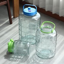매실청 효소담금 가스배출 과일청유리병 매실청통 매실용기