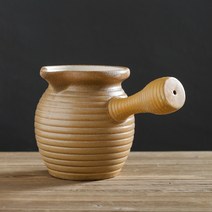 난로 도자기 가정용 캔차 다도용 기차 정장 갖추다 실내 법랑주전자, 기본, T32-화해한 깡통 평범한 노란색 700ml