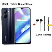 핸드폰 싸게 사는 법 글로벌 버전 realme c33 nfc 전화 강력한 octa core unisoc t612 프로세서 6 53939 디스플레이 5000mah 배터리 50mp, 4GB 64GB, 블랙 앤 버드 클래식
