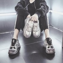 SAMARA 여자 여성 굽6.5cm 키높이 어글리슈즈 구제 운동화