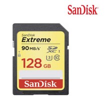 캐논 EOS 600D 카메라 호환 MLC 메모리카드 128GB, 선택하세요, san extrem SD카드 128GB