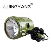 led 초강력 사냥용 써치라이트 후레쉬 고출력 220W 크세논 서치라이트 강한 빛 장거리 160W 손전등 야외 캠핑 야간 비상 조명 100W HID 검색, 3000K 옐로우 골드_220W