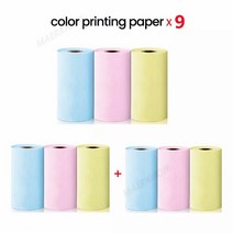 열프레스 의류네임 불도장 전사지인쇄 승화전사 라벨링 불박 의류용 의류전사지 날인 각인 미니 휴대용 무선 감열 라벨 프린터 블루투스 잉크 없는 사진 인쇄 접착 스티커 종이, 22.9pcs Thermal 색상