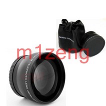 37 49 52 55 58 mm 캐논 호환 니콘 펜탁스 소니 호환후지 올림푸스 DSLR/SLR 디지털 카메라 용 2.0x 망원 렌즈 확대, [04] 58mm