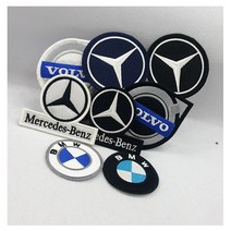 2시이전당일배송 자동차원형패치 벤츠 bmw 자수패치 자동차와펜 원형와펜 원형자동차패치, E4.벤츠④