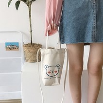 WPDLJUN 물병 가방 패션 심플 텀블러 미니 에코백 5디자인