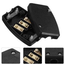 정션박스 전기용품야외 플라스틱 방수 정션 박스 범용 전기 프로젝트 라인 2 개, 02 Black