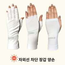자외선차단 골프 등산 운전 다한증 쿨 데일리 양손 반 장갑, 4. 네일장갑 (남성용)