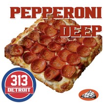 313 디트로이트 피자 디 오리지널 '페퍼로니 딥', 1개