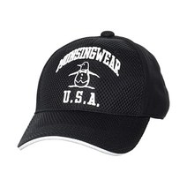 123649 골프모자 먼싱웨어 22 봄 여름 모델 골프 모자 쿨링 쿨 남성용, Free Size, BK00(블랙)