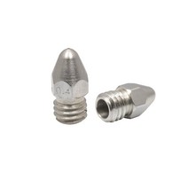 Zortrax M200 M300 Afinia H479 H480 Up Plus 2 3D 프린터 용 액세서리 스테인레스 스틸 노즐 0.4mm 개, 한개옵션0