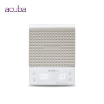 ACUBA 아쿠바 커피저울 CS-5010 화이트 (1kg/0.1g) 전자저울 베이킹 계량, CS-5010 화이트 (1kg／0.1g)