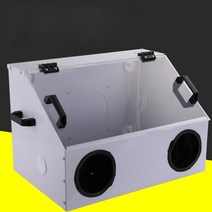 투명 아크릴 더스트 작업 샌딩박스 연카그라인딩, 단일사이즈, 450x300x300 (팬 없이)