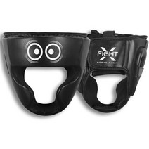 FightX 키즈 복싱 헤드기어 MMA 킥복싱 무에타이 소년 소녀 보호 훈련 장비 합성 가죽 UFC 파이팅 헤드 가드 스파링 143783, Black/White
