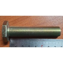 [볼트] 머쉰나사 육각볼트 M10 L75 철 천연색아연도금 6개