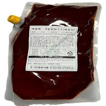 [오늘만 특가] 사장님레시피 만능 국물닭발 소스 매운맛 2kg [국물닭발 닭볶음탕 매운갈비찜 만능 조리가능], 1팩