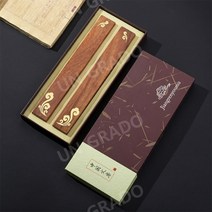 책누름틀 사용자 정의 조각 마호가니 문진 눈금자 보라색, Xiangyun문진[장미가지나무상감구리]선물상