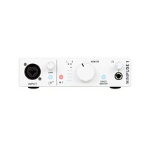 아투리아 미니푸스 USB-C 오디오 인터페이스 화이트 믹싱 마스터링 작곡, 미니퓨즈 1