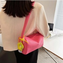 키링 통 숄더백 여성 여자 가방 쇼핑몰 심플 귀여운 데일리 통가방