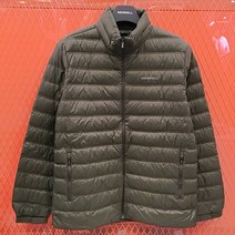 머렐NCBC 머렐 남성 가벼운 나일론 소재를 사용한 하이넥 경량 구스다운 자켓 카키
