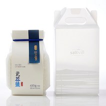국내산 신안 자기염 450G 굵은 가는 구운 저염 자염 김장 선물용 매장용 가정용, 1개
